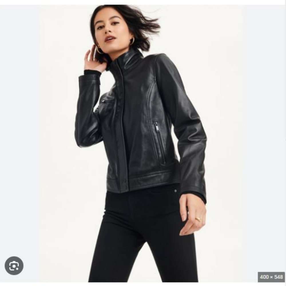 DKNY Women's Leather Jacket